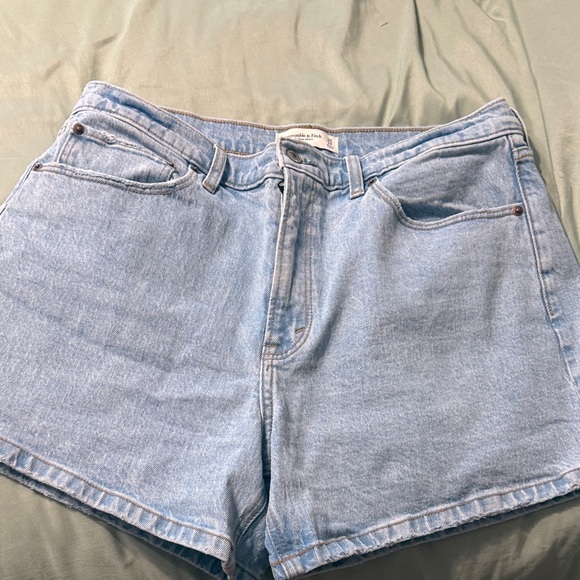 Abercrombie & Fitch Pants - Abercrombie & Fitch Light Blue Denim Shorts